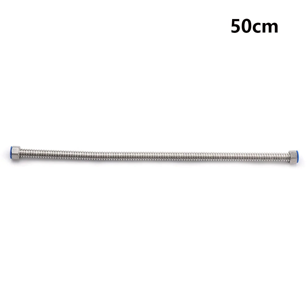 G1/2" Useful Home Durable Stainless Steel Plumbing Corrugated Pipe Hose Tube Water Heater Connector Oasis Select 50CM