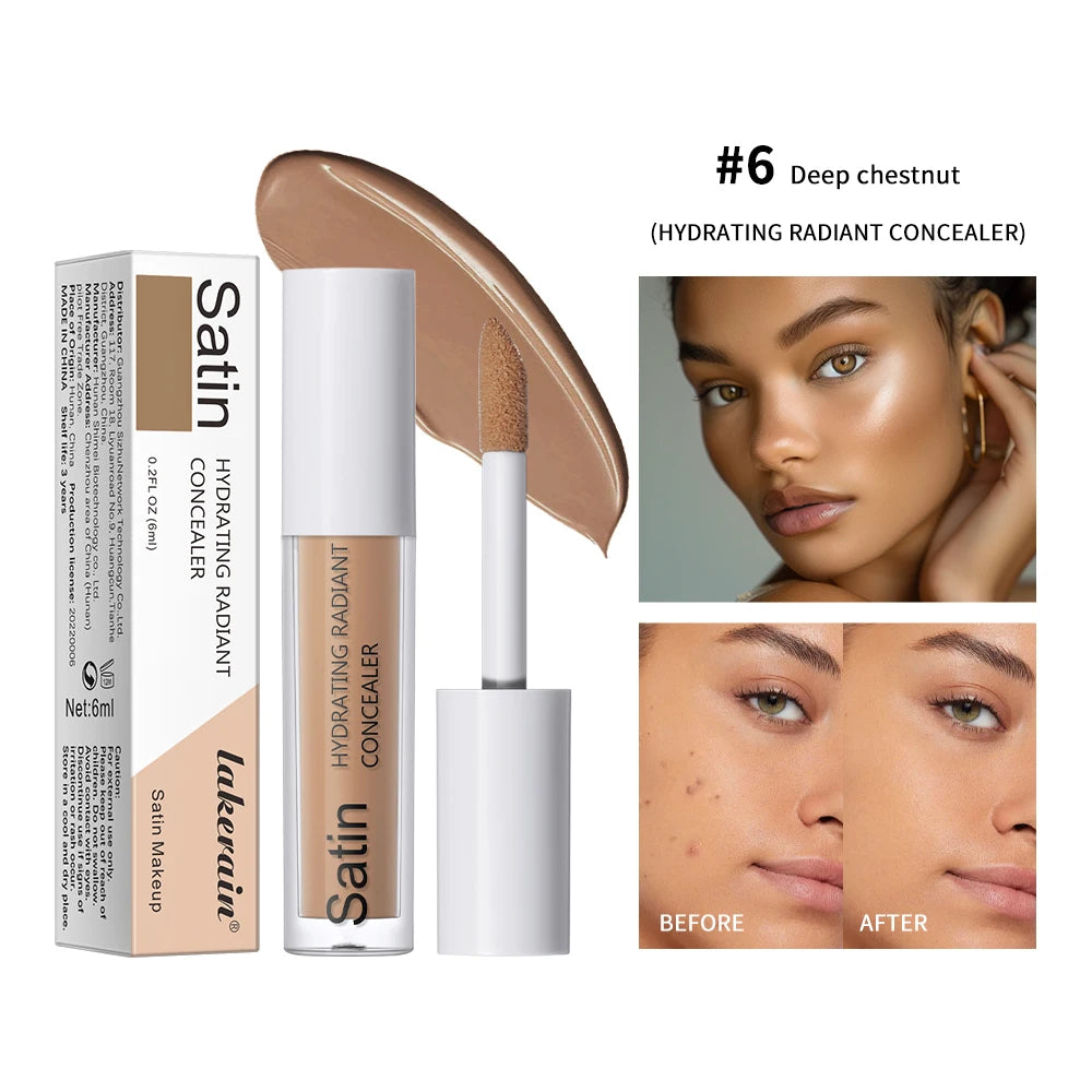 Long Lasting Highly Concealer Full Coverage Pigmented Matte Finish Medium Neutral 6 Colors Camo Concealer Makeup Oasis Select 6