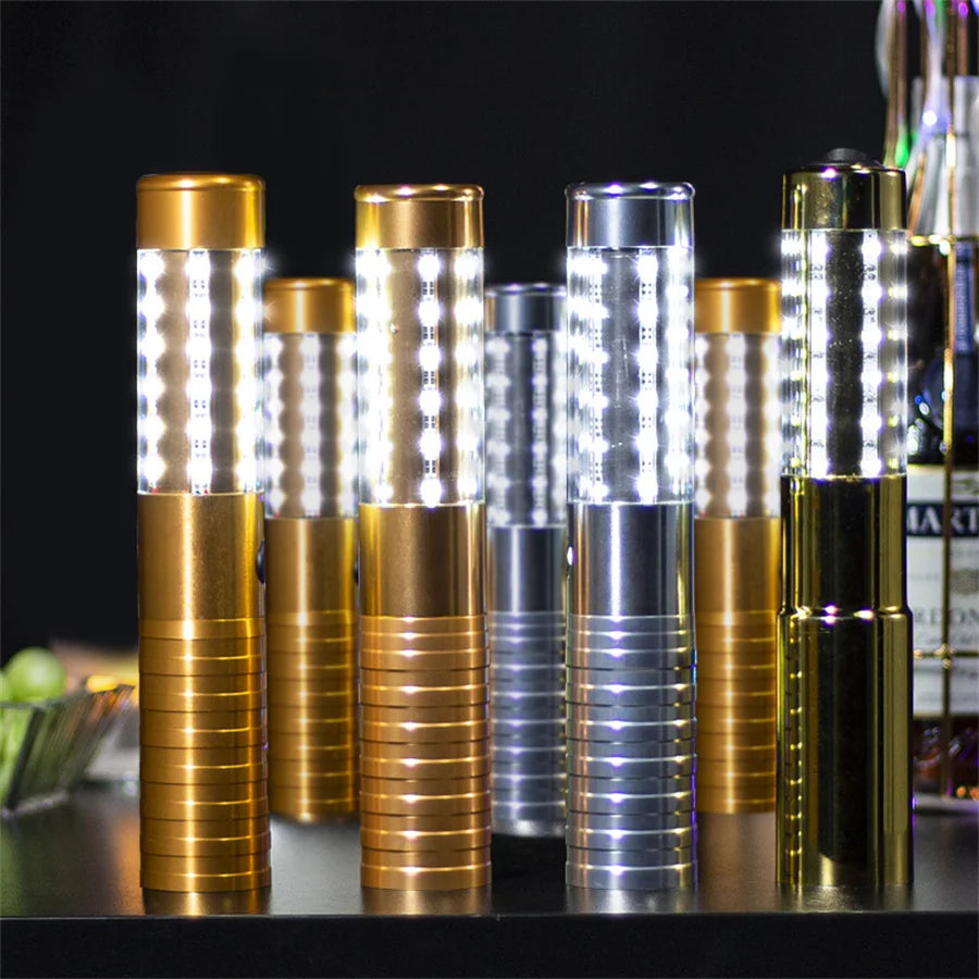 LED Strobe Baton Champagne Bottle Light for Bar & Party