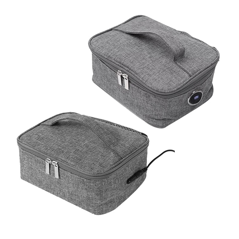 USB Portable Food Warmer Electric Lunch Box Bags Food Heating Bento Thermal Pouch Insulated Lunch Bag Without Display Durable Oasis Select