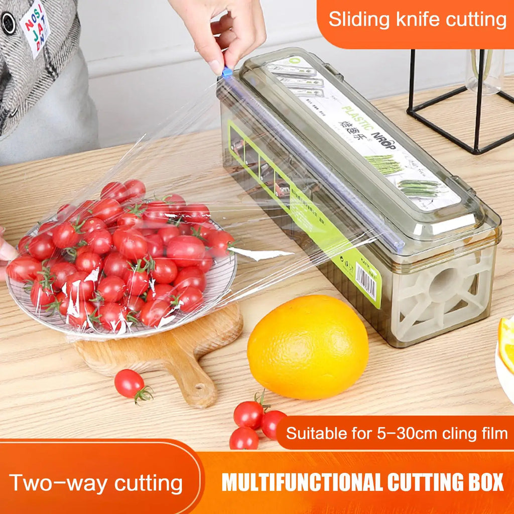 Plastic Food Cling Wrap Dispensers Foil Holder Kitchen Storage Accessories Utensils Aluminum Foil and Film Dispenser Oasis Select