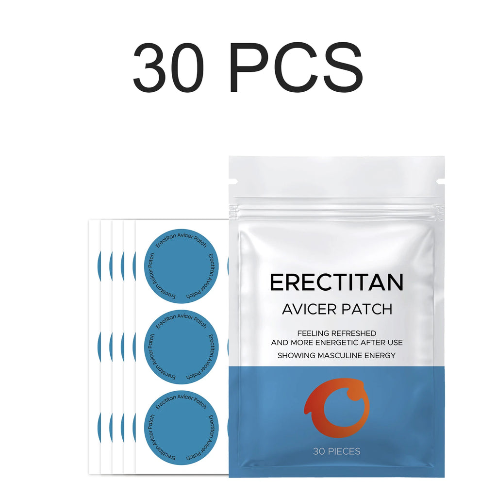 30/60/120x Men Energy Support Patches External Use Men's Daily Refreshing Care Stickers Gentle Energy Support External Stickers Oasis Select 30 PCS