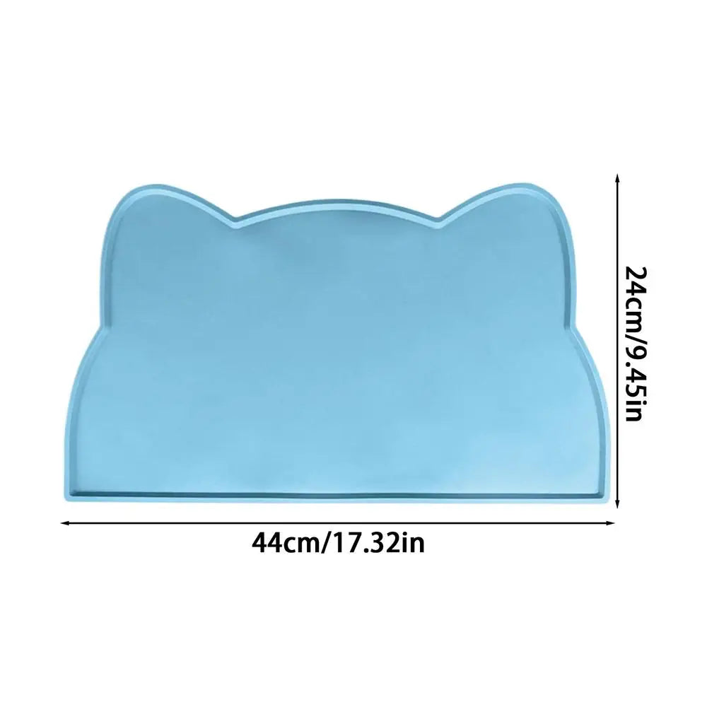 Silicone Pet Feeding Mat – Non-Slip Waterproof Dog & Cat Placemat