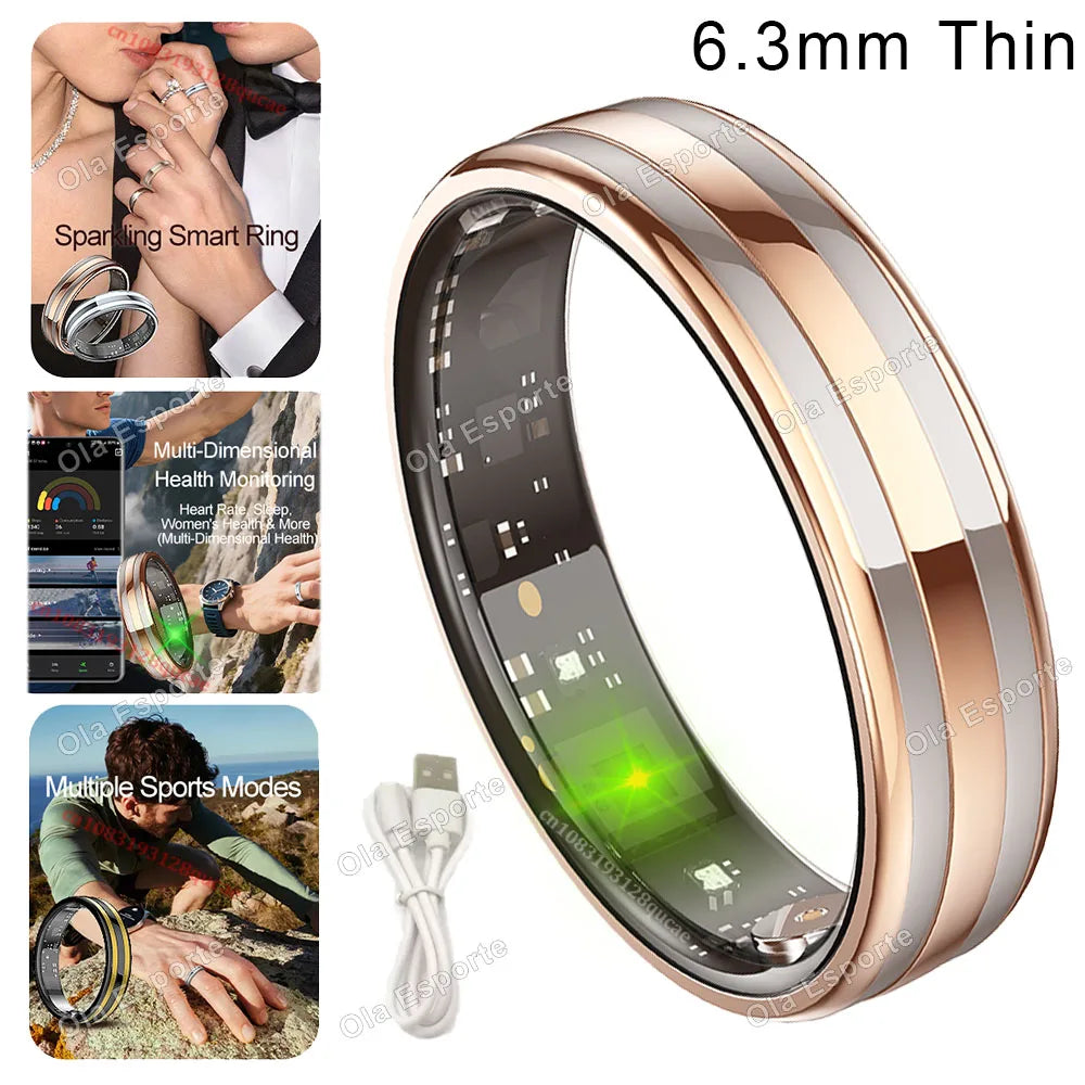 Ola Esporte Smart Ring – Health, Sleep & Multi-Sport Monitor