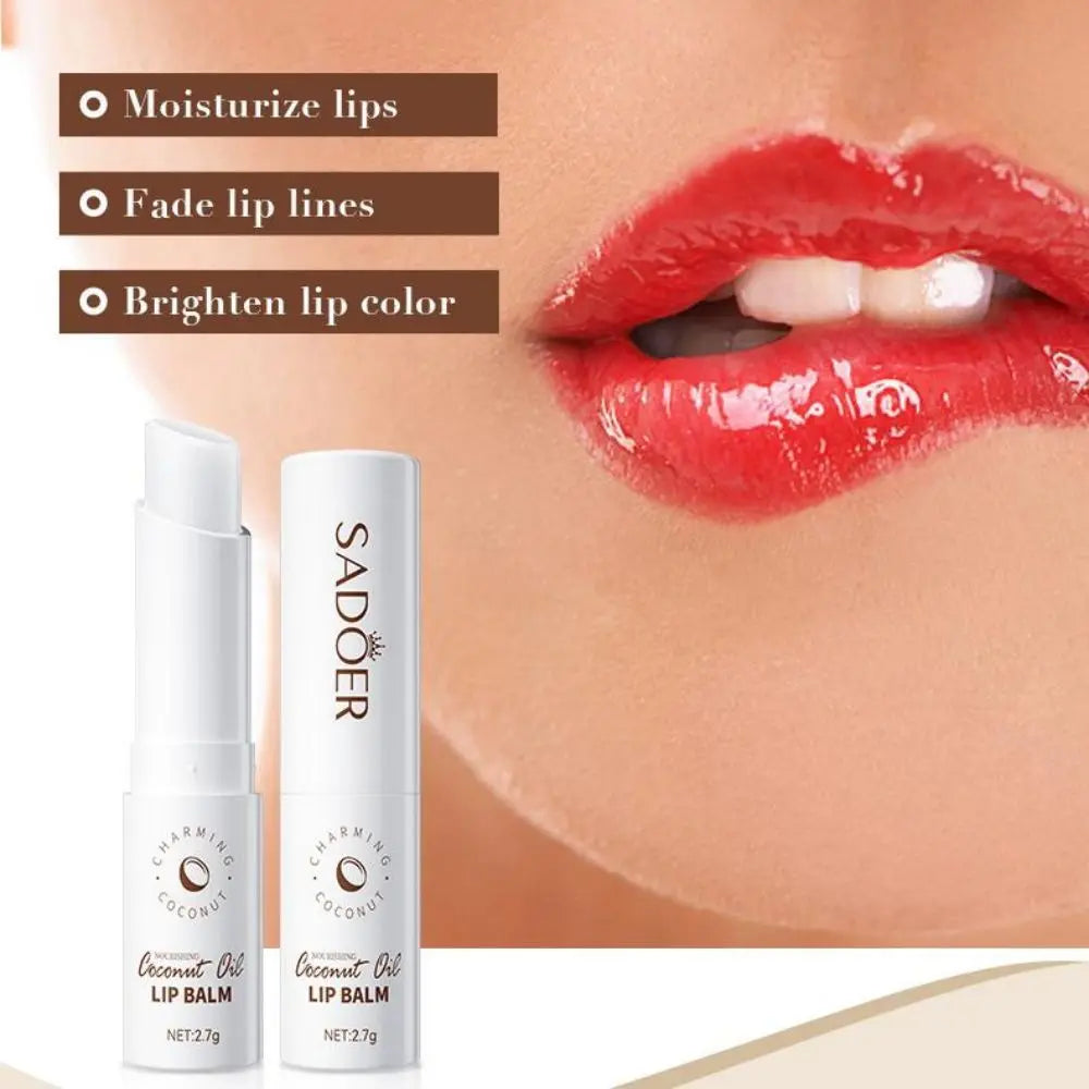 Coconut Lip Balm - Lasting Nourishment and Moisture for Men and Women - Daily Care Lip Balm Oasis Select