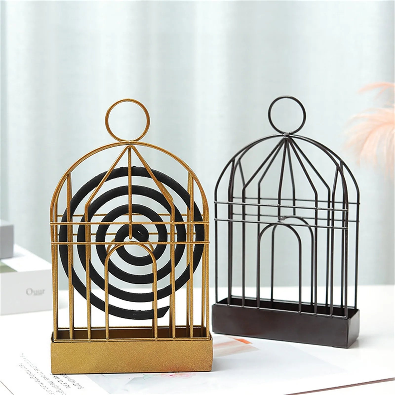 Summer Outdoor Camping Mosquito Coil Holder Tray Portable Hotel Insect Repellent Rack Hanging Bracket Tray Home Camping Supply Oasis Select