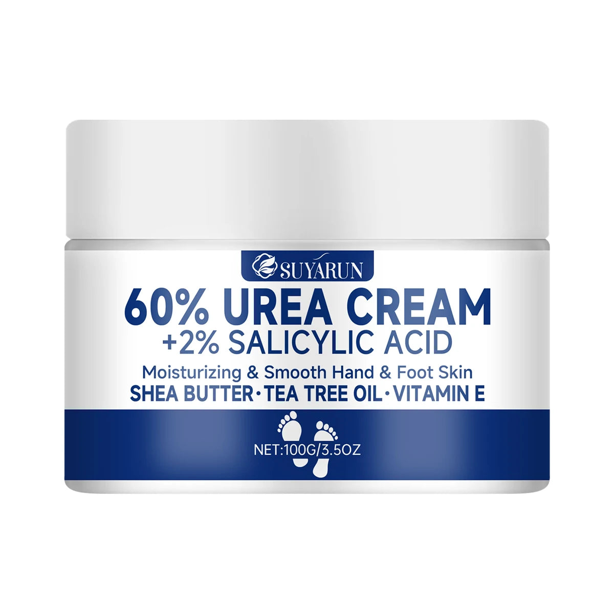 SUYARUN 60% Urea Foot Cream – Callus Remover & Heel Moisturizer Urea Foot Cream Oasis Select 100g
