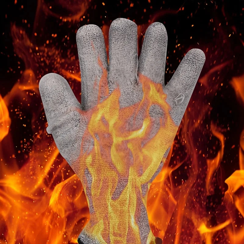Winter Work Gloves 1 Pairs with PU Palm Coating and Nitrile Safety Protective Glove Professional Thickened Warm for Cold Weather Oasis Select