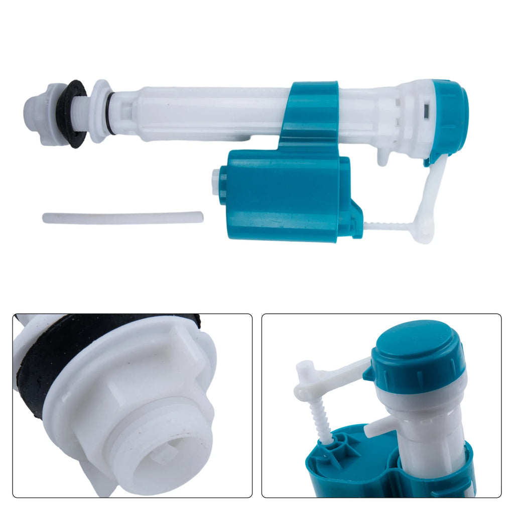 Toilet Cistern Fill Valve Entry Inlet Flush Valve Bottom Siphon Fill Float Toilet Repair Kit ABS Plastic Flush Valve Oasis Select