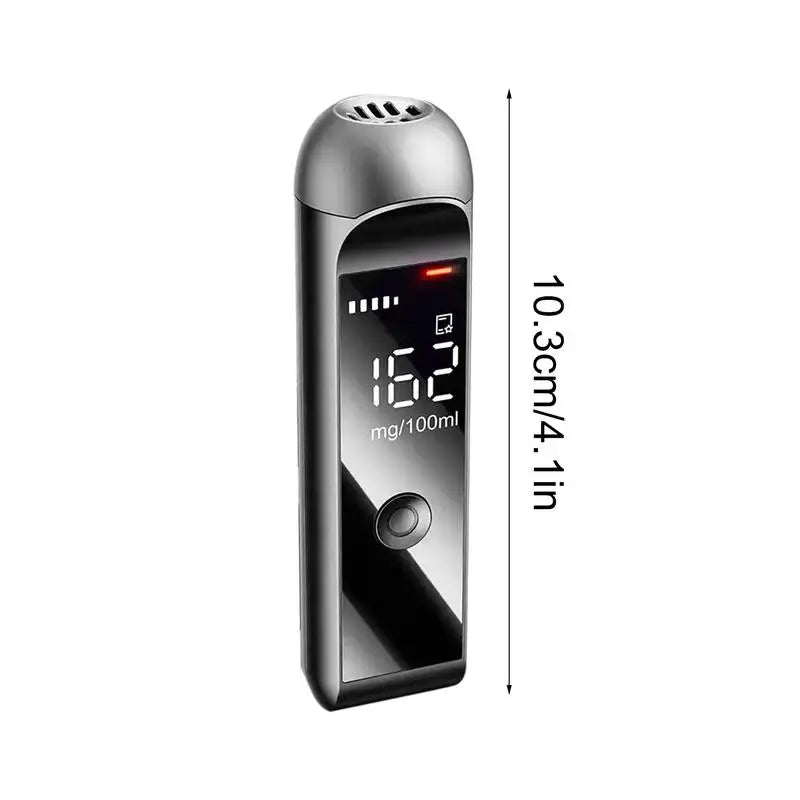 Pocket Breathalyzer Breath Alcohol Detector LED Display Alcohol Tester Hand Held Accurate Alcohol Breath Test Tool for Personal Oasis Select