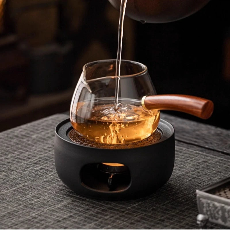 Ceramic Warm Tea Stove Small Stove Tea Cooking Insulation Base Heating and Fragrance Dispenser Chinese Style Oasis Select