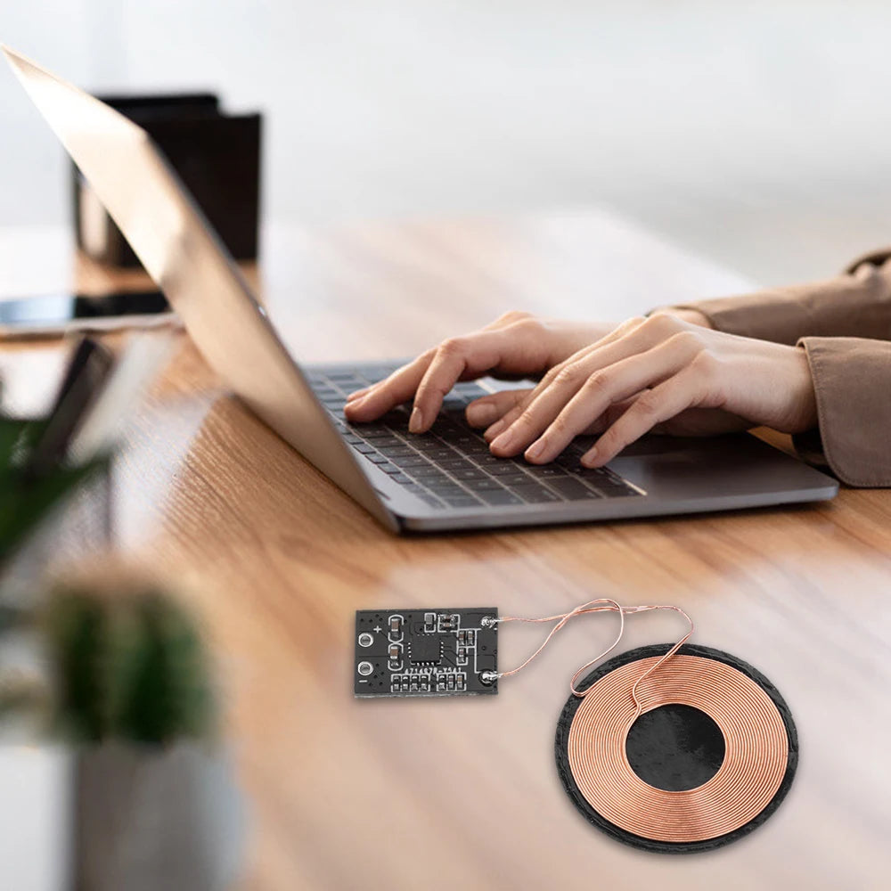 3W 600mA/5W 1A Wireless Charging Receiver Module Small Coil Built-in 5V Charging Wireless Charger PCBA Board Oasis Select