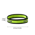 Sport Sweat Headband Anti-slip Cycling Hairband Elastic Reflective Headband for Fitness Gym Outdoor Lightweight Sweatband Oasis Select Fluorescent