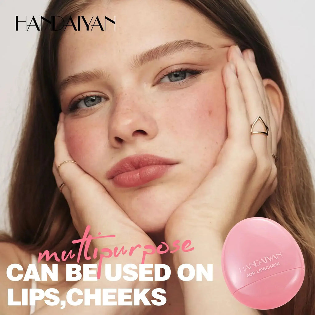 HANDAIYAN 2-in-1 Cream Blush Stick – Lip & Cheek Waterproof