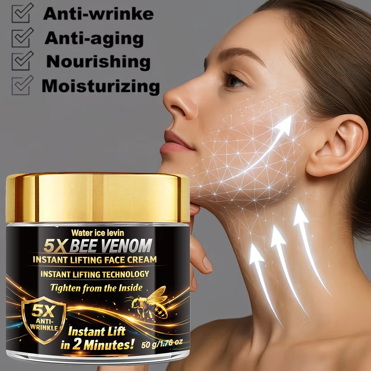 Bee Venom Retinol Face Cream – Collagen Firming Anti-Aging Anti-Aging Face Cream Oasis Select