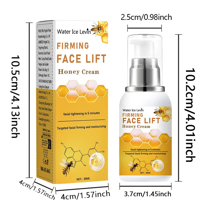 Honey Face Lift & Firming Cream – Anti-Aging Moisturizer 50ml Face Firming Cream Oasis Select