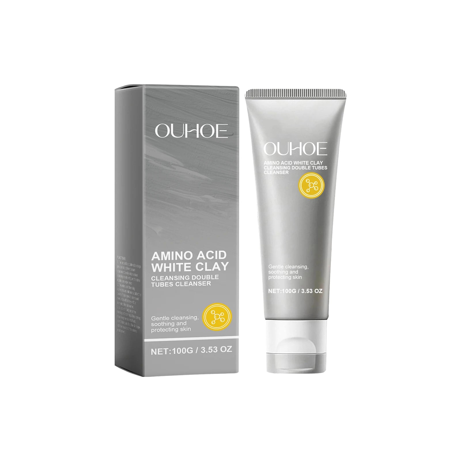 Amino Acid Cleanser Gently Cleansing Facial Skin Oil Control Clean Pores and Less Oil Moisturizing Nourishing Skin Care Cleanser Oasis Select 100g boxed