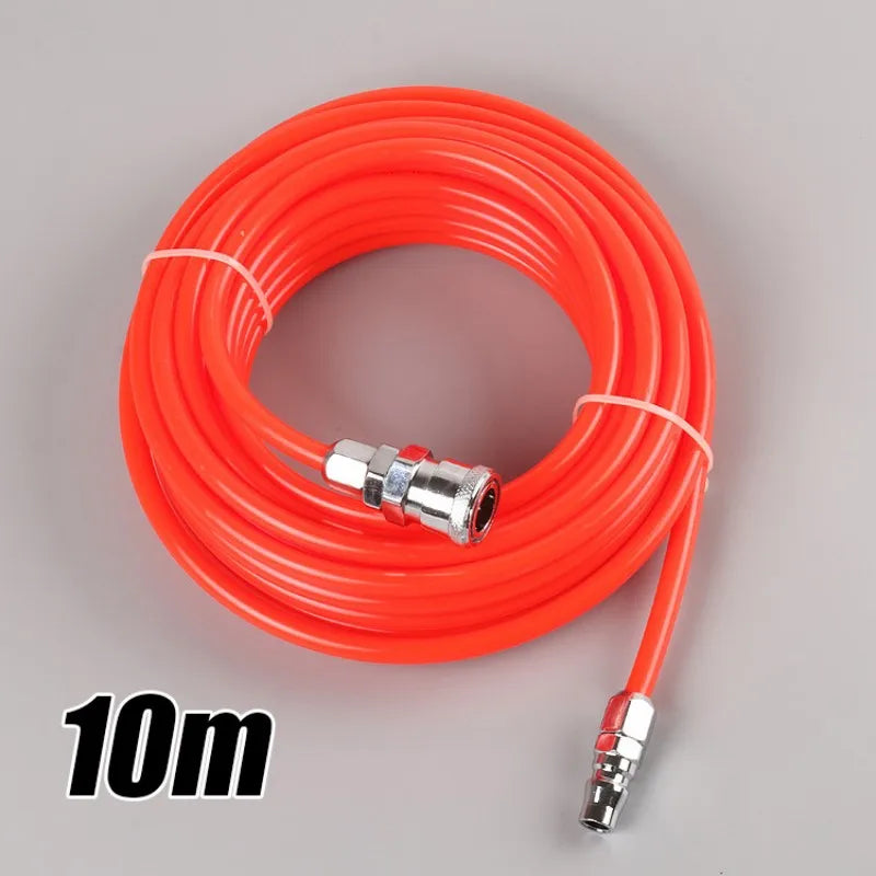 Heavy-Duty Pneumatic Straight Pipe Air Compressor Hose with Quick Connector – Ideal for Tools, Garden Gear & More Oasis Select
