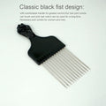 Barbershop Wave Shaped Hair Brush Afro Hair Styles Carbon Fiber Pick Comb Hair Comb Set Hair Sponge Wave Hairstyle Care Tool Oasis Select 1PCS-