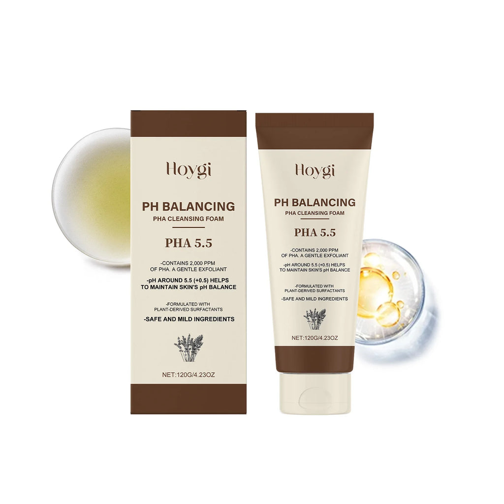 Hydrating Cleansing Foam, Gentle Face Wash with Aloe & Mint for Sensitive Skin, Refreshing Non-Drying Formula Oasis Select 120g boxed