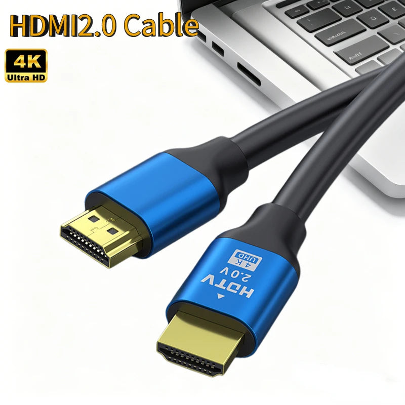 HDMI-Compatible Cable 2.0 4K 60hz High Speed HDMI Cables Compatible Ultra HD 2K 1080P HDMI Cable Compatible For PS4 TV Laptop Oasis Select