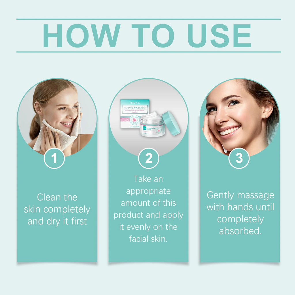 Eelhoe Radiant Face Cream – Deep Hydration & Brightening 50g Face Moisturizer Cream Oasis Select