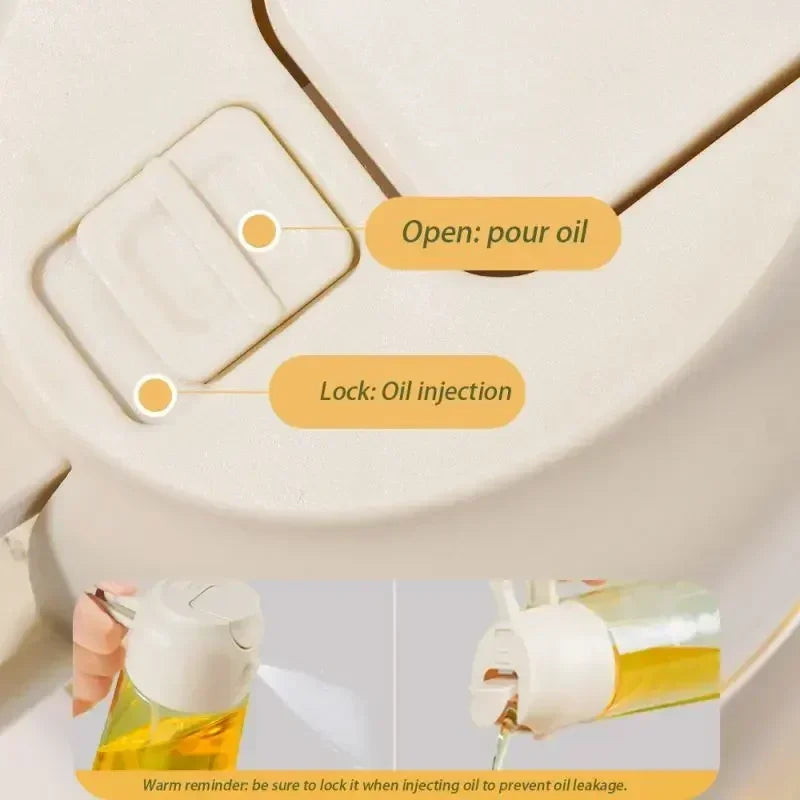 Olive Spray Dispenser Oil Dispenser Bottle for One Kitchen Oil Spray Oil Polisher Bottle Kitchen Storage for Camping Bbq Baking Oasis Select