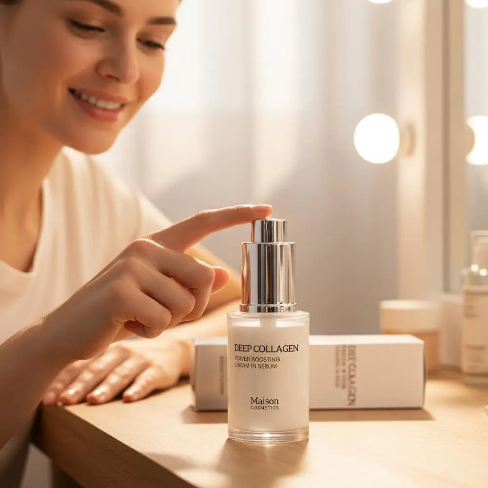 Collagen Essence Serum High Concentration Deep Nourish Moisturizing Repair Skin Elasticity Glow Intensive Hydrate Oasis Select