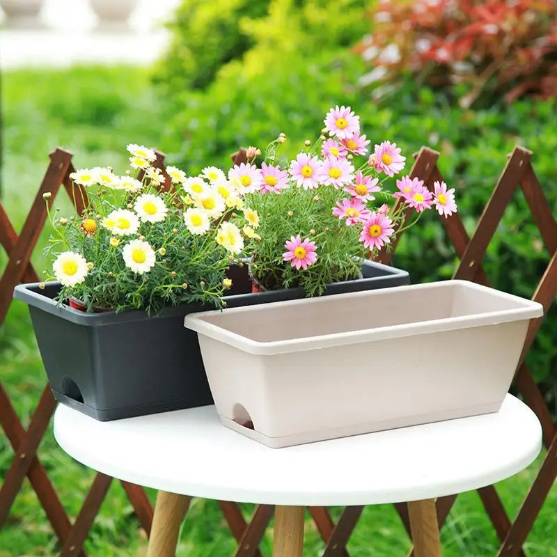 Self-Watering Planter Pot with Reservoir & Drainage | Indoor/Outdoor
