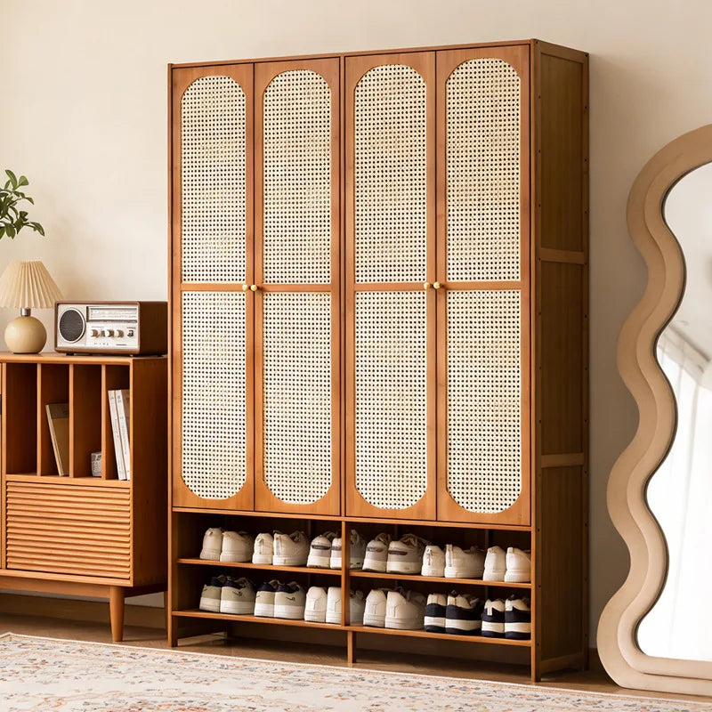 Large-capacity outer corridor multi-layer vertical shoe rack at the entrance of the household entrance Oasis Select