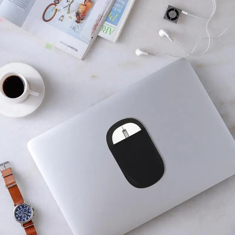 Adhesive Back Storage Bag For I-Pad Laptop Reusable Reposition Cable/MousePowerbank Pouch Tablet Accessories Holder Oasis Select