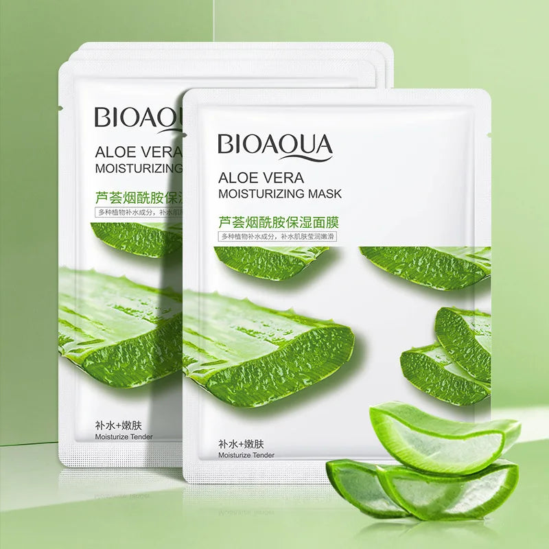 BIOAQUA Fruit Sheet Masks 8pc – Hydrating & Brightening Facial Sheet Mask Oasis Select