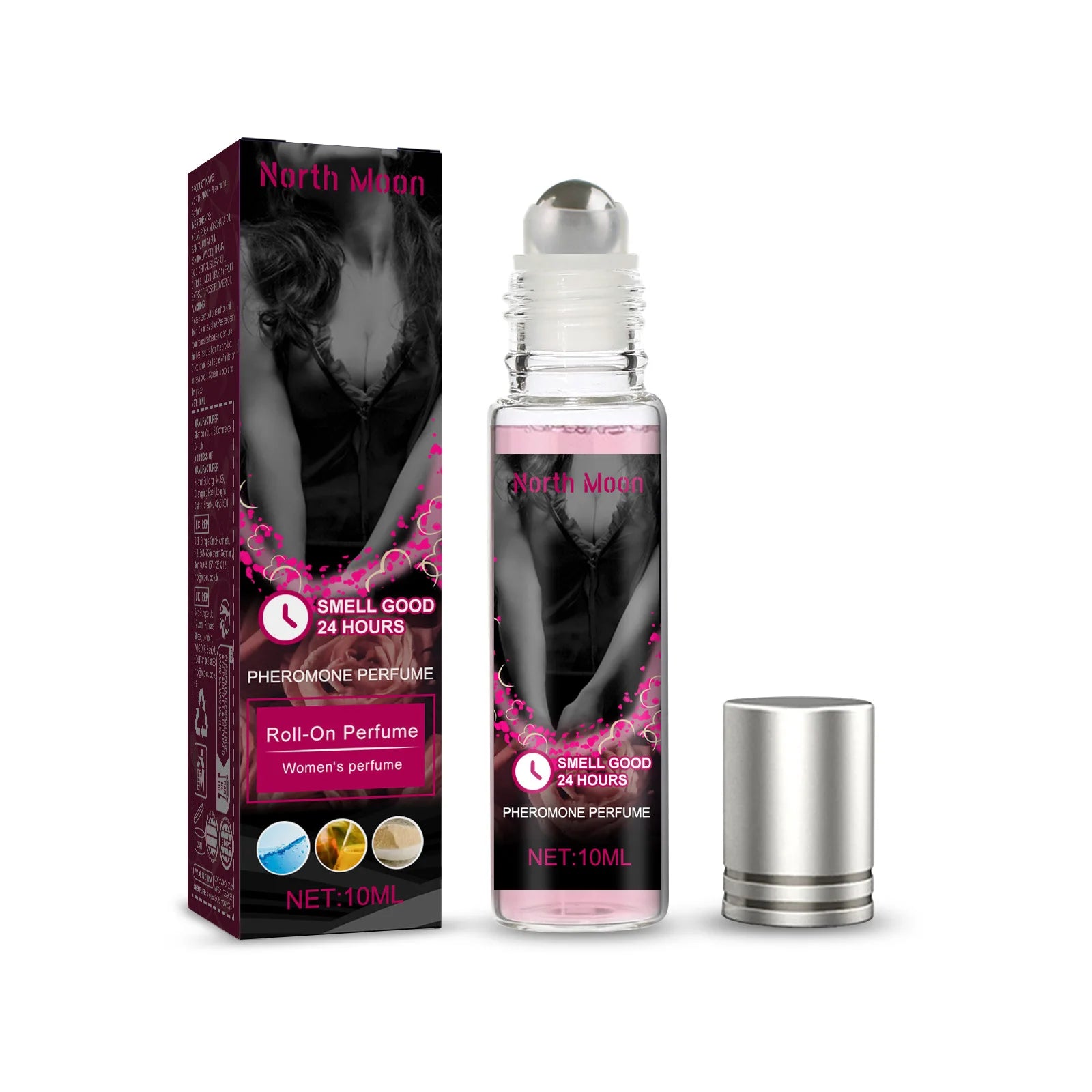 Pheromone Roll-On Perfume – Natural Fruity Scent, 10ml Roll-On Perfume Oasis Select For Women
