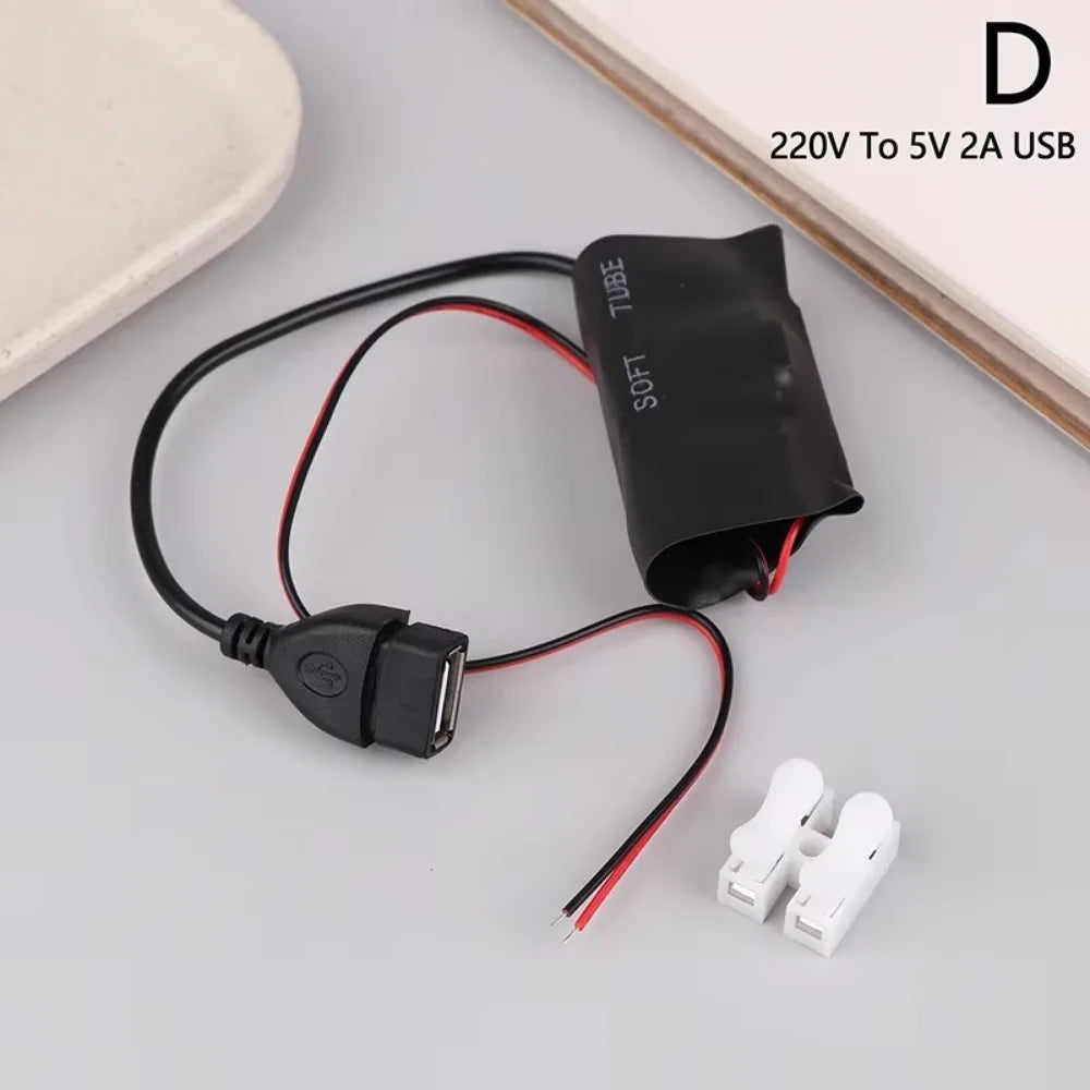 Special Power Transformer Household AC 220V To DC 5V 1A 2A WiFi Monitoring Adapter TYPEC USB Power Dupply Power Supply Oasis Select D