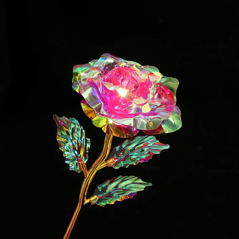 24K Gold Foil Rose – Eternal Artificial Flower Gift
