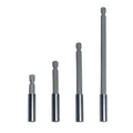 Hexagonal Handle Extended Connecting Rod Magnetic Screw Bit Extension Rod Long Handle Screwdriver Tip Holder Non-slip Hand Tools Oasis Select 4Pcs-60-75-100-150MM