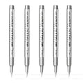 5PCS Metallic Markers Pens Silver and Gold Paint Pens , Glass, Rock Painting, Halloween Pumpkin, Card Making, Scrapbook Album Oasis Select Silver Brush