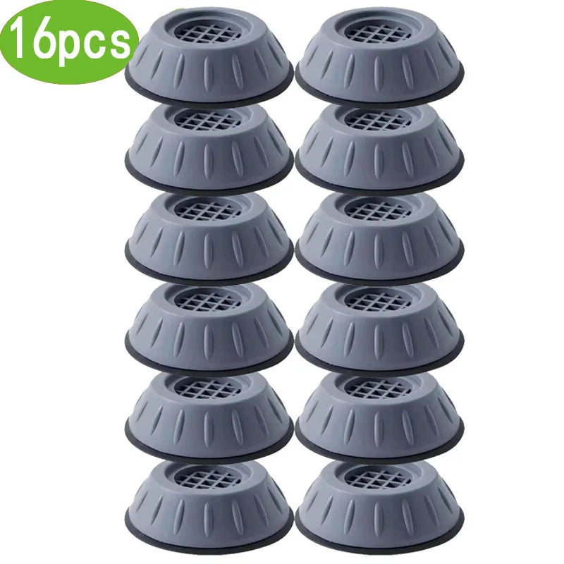 4-28Pcs Washer Foot Pad Anti Vibration Pads Washing Machine Holder Dryer Shock Support Prevent Moving Non-Slip Home Supplies Oasis Select 16pcs