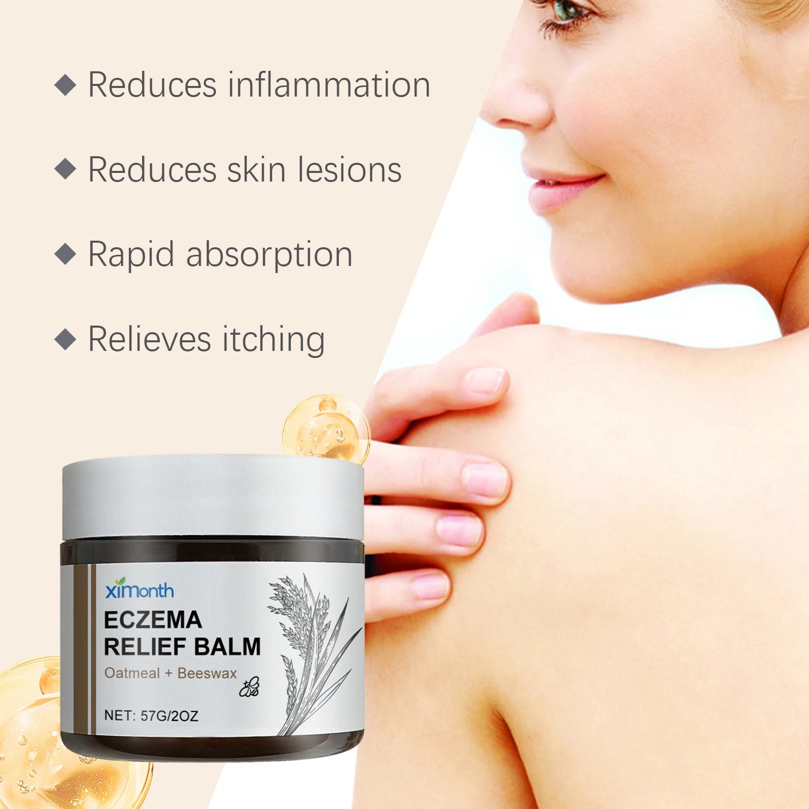 Ximonth Skin Care Cream Skin Moisturizing Treatment Dermatitis Psoriasis Relieve Allergies Fungal Infection Skin Care Product Oasis Select