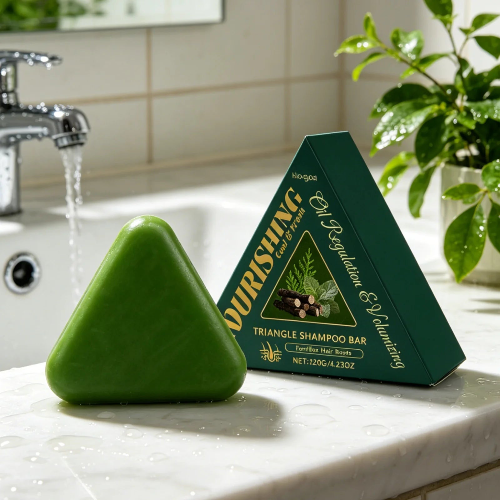 Hoegoa Solid Shampoo Bar – Anti-Frizz, Moisturizing 120g Solid Shampoo Bar Oasis Select