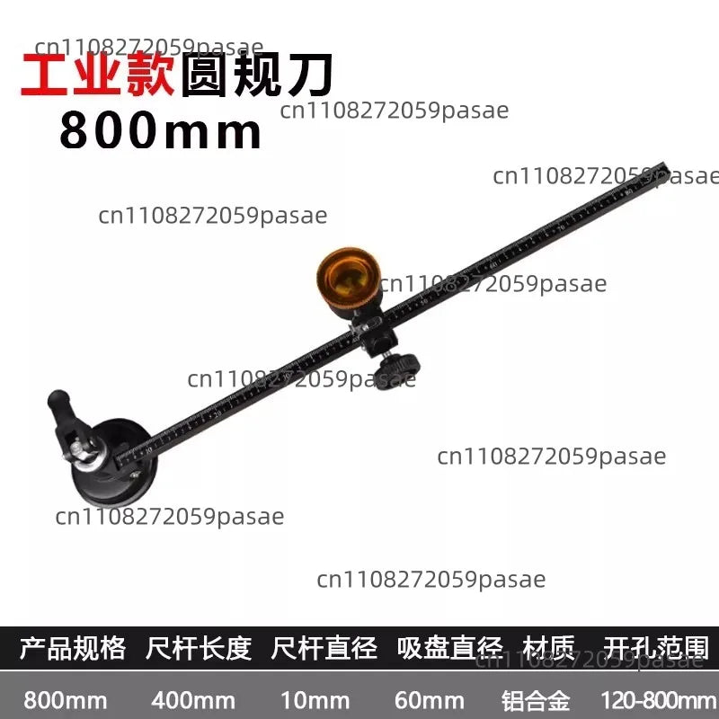Adjustable Circular Glass Cutter Compass Tool – Hole Opener