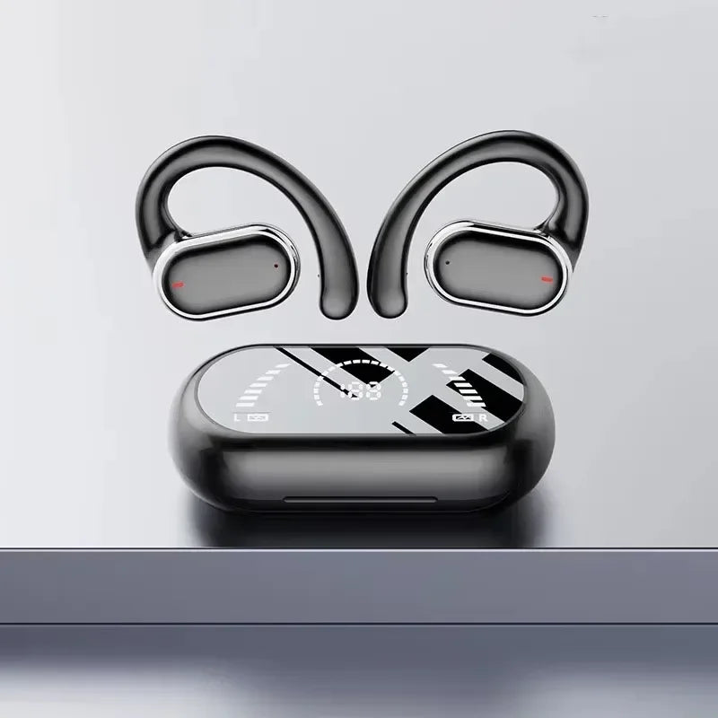 X91 Touch Control Bluetooth 5.3 HiFI Stereo Waterproof Earphone TWS Earphone Wireless Sports Earphone with Microphone Oasis Select Black