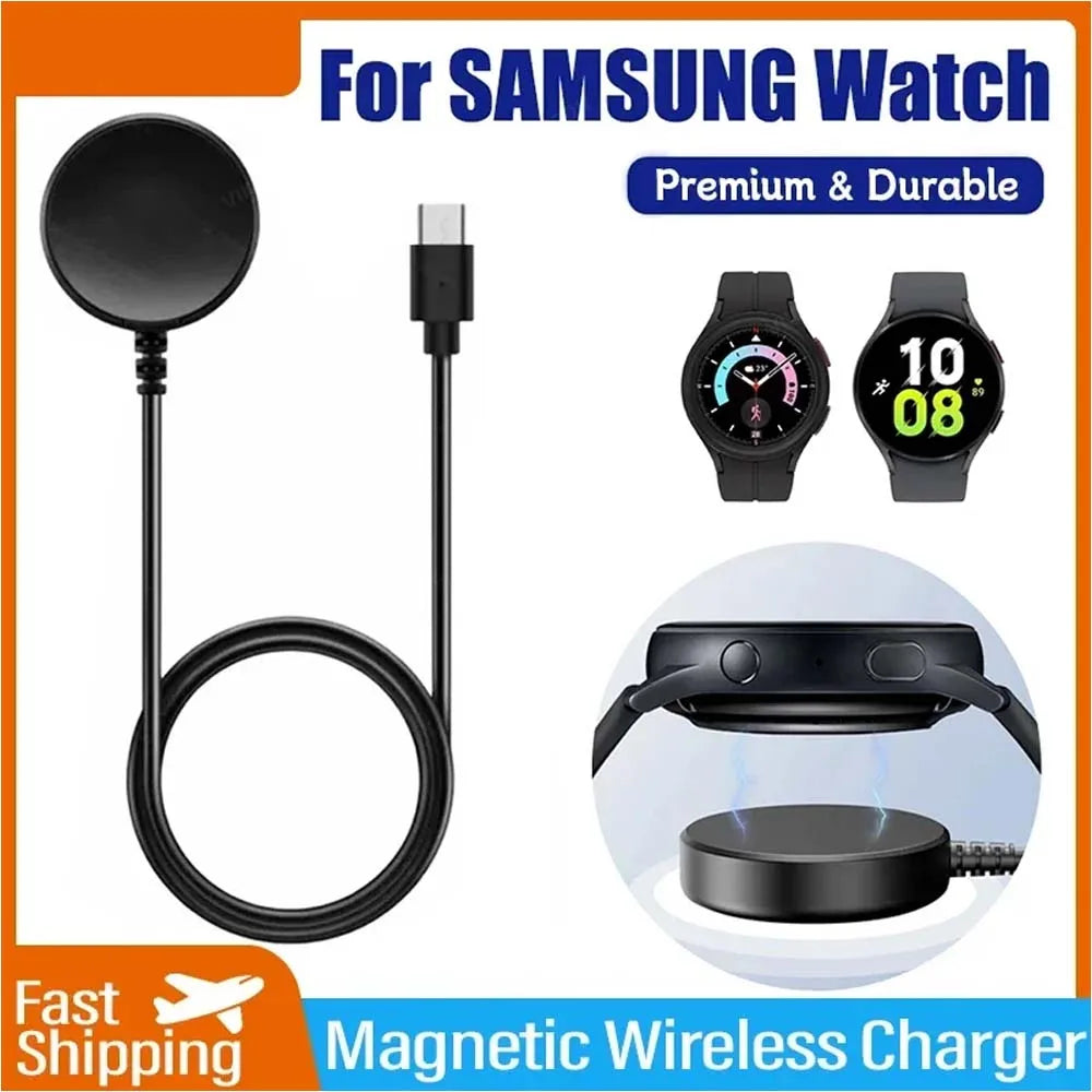 Samsung Galaxy Watch USB-C Replacement Charger | Fits 4/5/6/7/8 Smartwatch Charger Oasis Select
