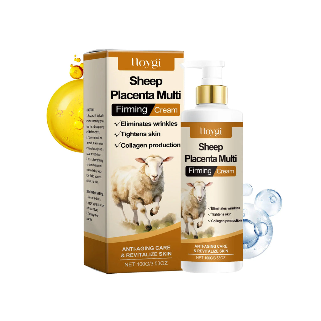 Hoygi Sheep Placenta Firming Cream – Collagen Anti-Aging Firming Body Cream Oasis Select 100g Boxed