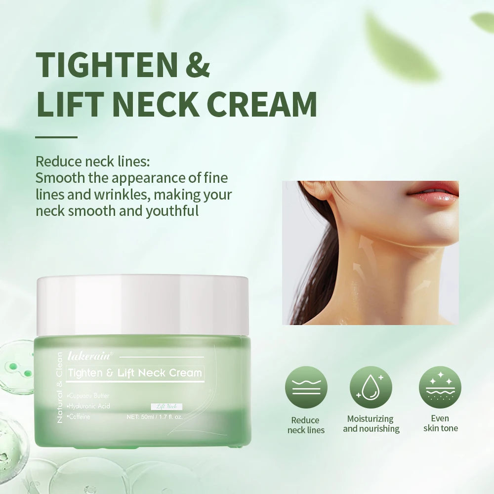Neck Firming Cream Smooth & Reduce Neck Lines Lightweight Formula Neck Cream Moisturizing Nourishing Even Skin Tone Skincare Oasis Select