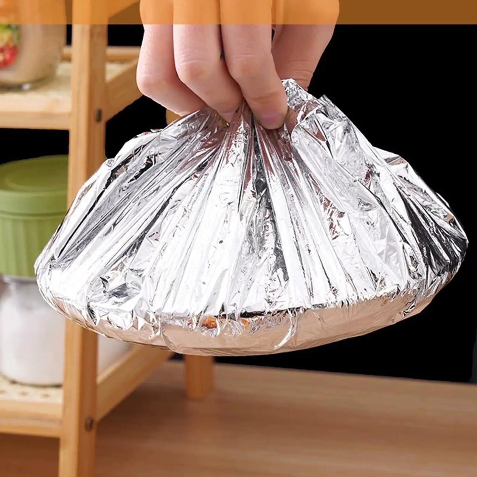 10Pcs Reusable Aluminum Foil Film For Heat Insulation And Heat Preservation Suitable For Oven Takeaway Picnic foil food covers Oasis Select