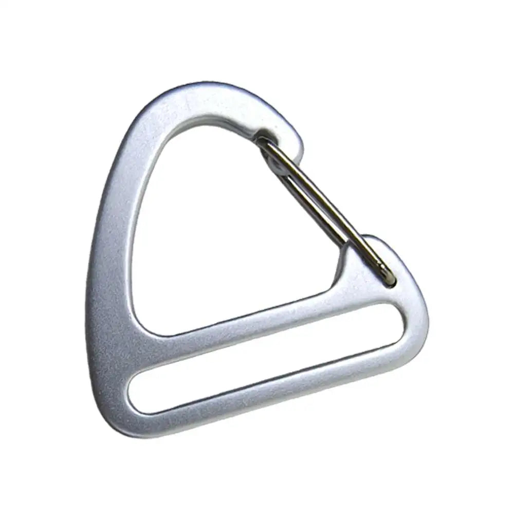 4pcs 25/32/38mm Aluminum Alloy Carabiner Triangle Clip Hook For Kayak Chair Webbing Strap Backpack Hanging Hardware Oasis Select