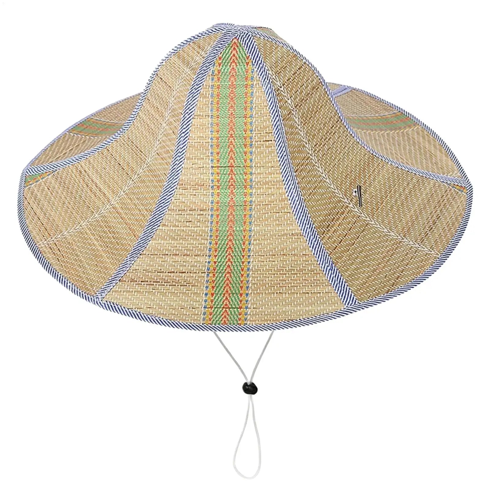Straw Hat Large Brim Foldable Soft Sun Hat Summer Beach Cap Fisherman's Cap Outdoors Fishing Sun Protection for Women Men Oasis Select
