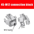 Aluminum Caster Bracket for 3030 4040 4545 Profile M8 M10 M12