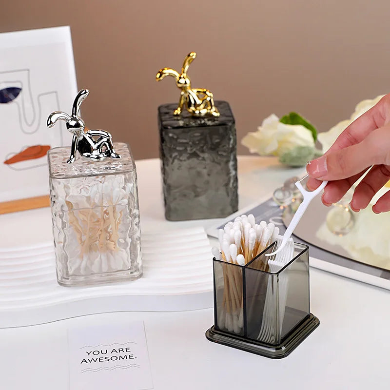 Creative toothpick holder, cartoon design Cotton bud organiser, lipstick stand Cosmetic sample organiser, high aesthetic appeal Oasis Select